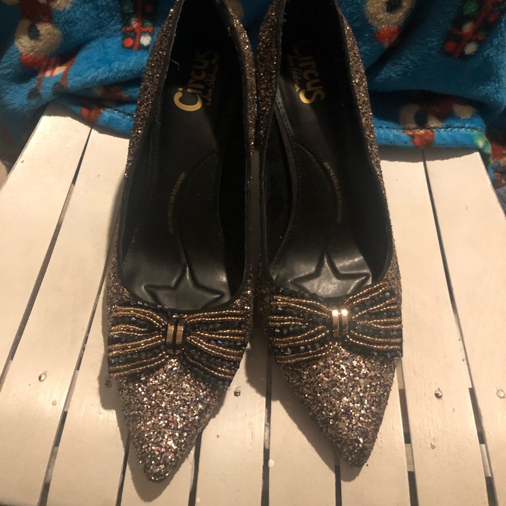 Torrid Glitter Heels with Bow